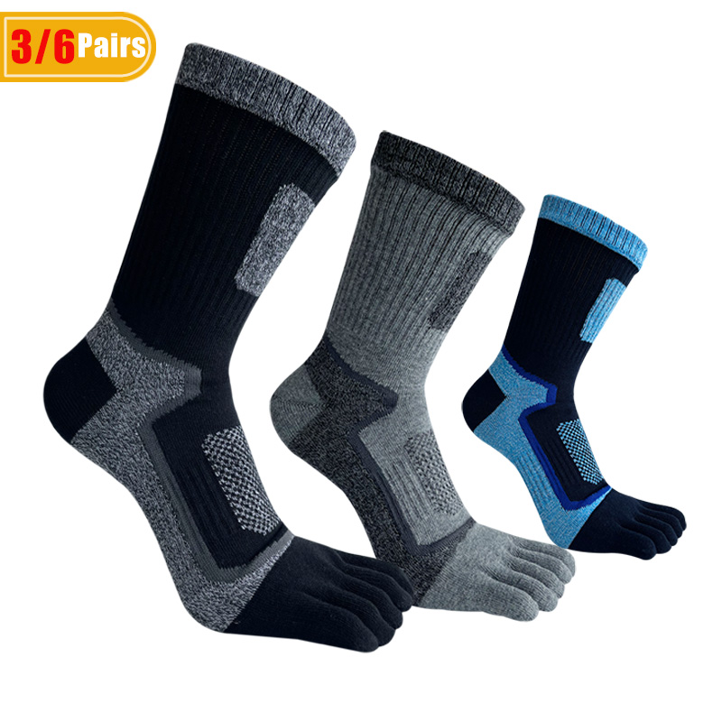 3/6 Pairs Man Sport Toe Short  - Sock Garter Men recension och pris