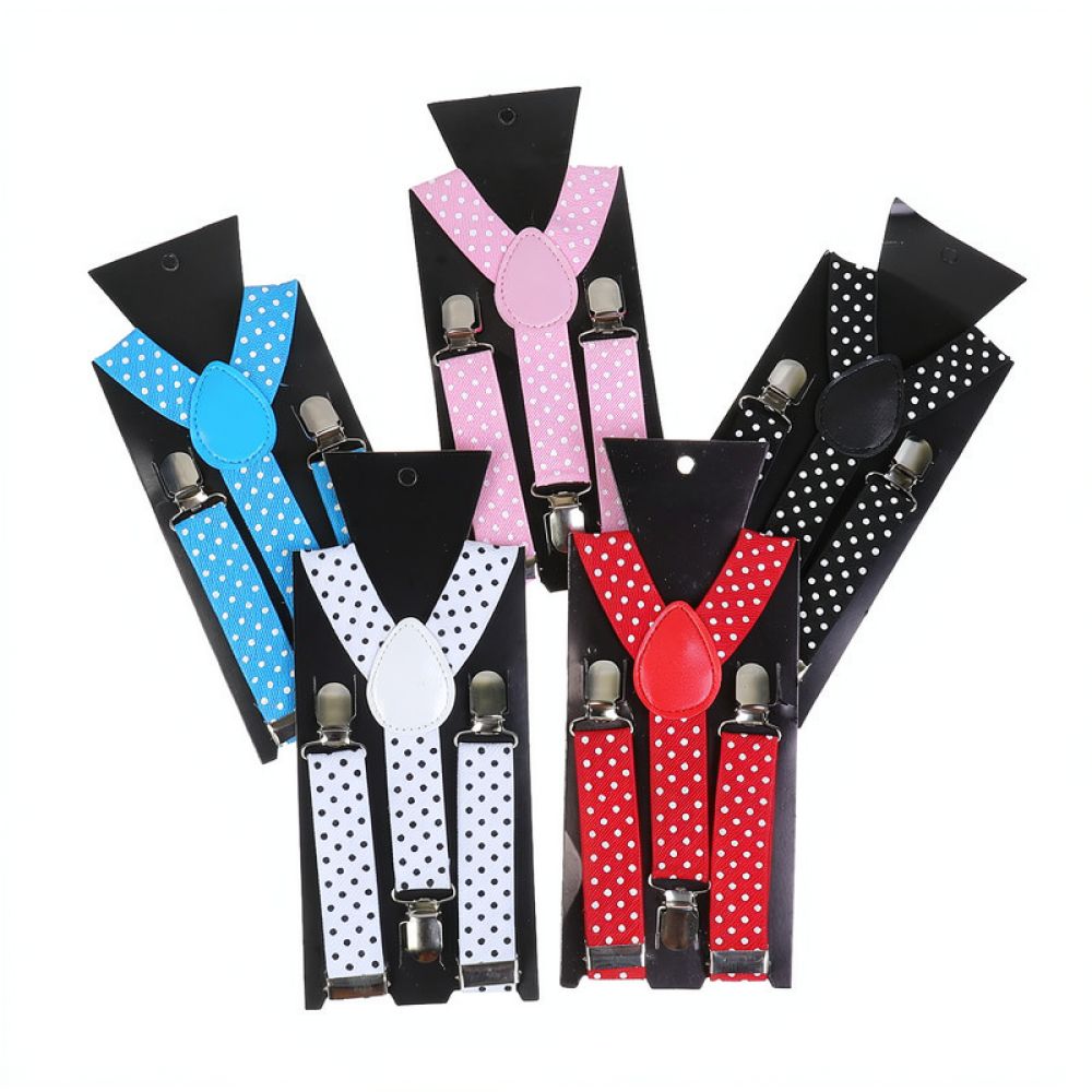 Stylish Polka Dot Elastic Susp - Men'S Formal Wear With Suspenders recension och pris