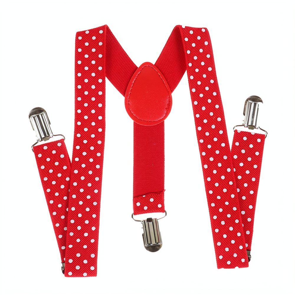 Stylish Polka Dot Elastic Susp - Men'S Formal Wear With Suspenders recension och pris
