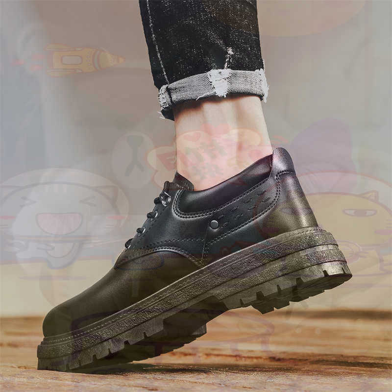 Dark Natural Leather Fashion T - Men Formal Wear All Black recension och pris