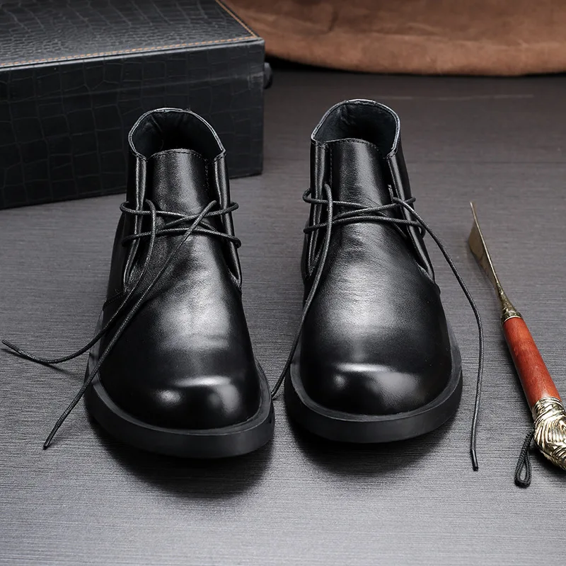 Vintage Genuine Leather Men's  - Men Formal Wear With Boots recension och pris